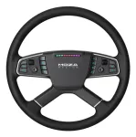 Moza Racing TSW vairas sunkvežimių simuliatoriams, PC, laidinis ir belaidis, juodas, aliuminis, dirbtinė oda, polimeras, kabelis