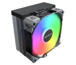 Montech NX400 Black ARGB CPU oro au&scaron;intuvas, multi socket, 120 mm, juodos spalvos