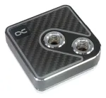 Vandens blokas Alphacool Core 1 Aurora Carbon Brass Copper Nickel Black 72mm