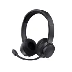 Trust Ayda ausinės laidinės ir belaidės ausinės ant galvos skambučiams/muzikai USB Type-C Bluetooth juodos