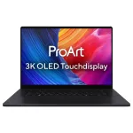 ASUS ProArt P16 H7606WP-SR271W ne&scaron;iojamas kompiuteris, 16 colių 3K OLED jutiklinis 120Hz, AMD Ryzen AI 9 HX 370, 32GB LPDDR5x, 1TB SSD, GeForce RTX 5070 8GB, Windows 11 Home, voki&scaron;ka QWERTZ klaviatūra