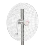 Kryptinė antena HISMART TV993505, 5G/LTE/CBRS 2x2 MIMO, 1,7&ndash;4,2 GHz, 20/22 dBi, 2 N lizdai, balta