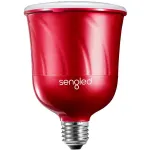 Sengled Pulse Satellite raudona LED lempa su JBL garsiakalbiu