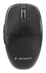 Gembird MUSW2-6B-01 belaidė pelė su dvigubu ry&scaron;iu, 2.4 GHz + Bluetooth 5.0, 1600 DPI, 6 mygtukai, juoda