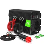 Keitiklis Green Cell INV14 300W 24V DC į 230V su USB, E tipo ki&scaron;tukas, aktyvus au&scaron;inimas