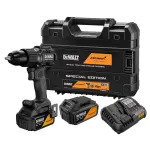 DEWALT DCD86MM2T-QW 18V XR be&scaron;epetėlis plaktukinis gręžtuvas-suktuvas su 2x4Ah baterijomis