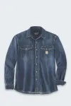 Carhartt Montana Denim Relaxed Long-Sleeve Wyatt Shirt vyrams