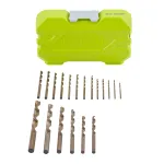 Ryobi HSS Metal Drill Bits - 19 vnt. rinkinys