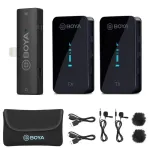 Boya BY-XM6-S4 belaidė mikrofonų sistema iOS su Lightning, 2 siųstuvai (BY-XM6-S4)