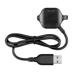 Garmin Forerunner 20/25 įkrovimo spaustukas su duomenų kabeliu - 1 m USB-A į firminį spaustuką, juoda