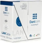 DSIT DANICOM CAT6 UTP 305m PVC (Fca) pilno vario tinklo kabelis