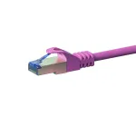 DSIT CAT 6a S/FTP LSOH tinklo jungiamasis laidas, 20 m, rožinis