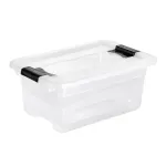 Keeeper Crystalbox Cornelia laikymo dėžė su dangčiu, 4 L, 29,5 x 19,5 x 12,5 cm, permatoma