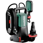 Metabo KP 160-35 SF kombinuotasis panardinamasis/slėginis siurblys 500 W, 16000 l/h, 7,5 m, 35 mm dalelės, 10 m kabelis, juodas/žalias 601792000