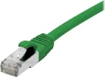 EXERTIS CONNECT Cat 6A S/FTP komutacinis kabelis, 0,15 m, žalias 858433