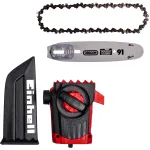 Vielinis genėjimo pjūklas Einhell GE-HH18/45Li T, juodas/raudonas