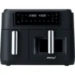 Dviguba oro gruzdintuvė Steba HF 9500 DUO (juoda, 2400 W, 2 krep&scaron;eliai 6 L + 3,5 L)
