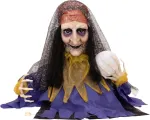 EUROPALMS Halloween animuota būrėjos figūra, 50cm 83316113
