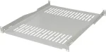 IT-BUDGET 19 inch fiksuota stelažo lentyna / prietaisų padėklas, 80 kg apkrova, 450 mm gylis, gylio reguliavimo tvirtinimas, &scaron;viesiai pilka 90ITB19FBX450G