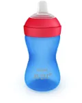 Philips Avent My Grippy mokomasis puodelis su mink&scaron;tu snapeliu 300ml, 9M+, mėlynas