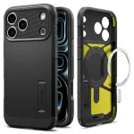 Spigen Tough Armor T MagSafe dėklas iPhone 17 Pro Max / 18 Pro Max - juodas