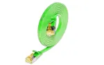 Wirewin Cat6a U/FTP plonas Ethernet tinklo kabelis, RJ45, žalias, 5m PKW-STP-SLIM-K6A 5.0 GN