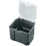 Laikymo dėžė Bosch SystemBox stačiakampė polipropileninė 105&times;117&times;84 mm Juoda/Pilka