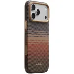 PITAKA Summa dėklas iPhone 18 Pro Max / 17 Pro Max - Sunset aramidinio pluo&scaron;to MagSafe telefonų dėklas