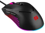Sandberg Azazinator Mouse 6400, de&scaron;inei rankai, USB Type-A, 6400 DPI, juoda