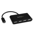 StarTech.com 4 prievadų USB-C &scaron;akotuvas - Mini &scaron;akotuvas - USB-C į 4x USB-A - USB 2.0