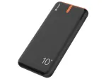 PowerBank EnerGo 10000 mAh juodai-oranžinis