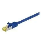 Wentronic Goobay Cat7 tinklo kabelis S/FTP (PiMF), 7,5 m, mėlynas, LSZH be halogenų, varis, RJ45