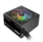 Termaltake SMART RGB PS-SPR-0600NHSAWE-1 - Maitinimo blokas (vidinis) - ATX12V 2.3 - 80 PLUS - AC 230 V - 600 W - aktyvus PFC - Juoda