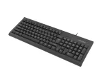 Pilno dydžio laidinė klaviatūra NATEC MORAY Home/Office USB QWERTY US International juoda, 104 klavi&scaron;ai, skaičių blokas