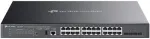 TP-Link SG5428XMPP valdomas L3 jungiklis Gigabit Ethernet (10/100/1000) PoE juodas