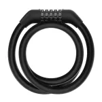 Kabelinė spyna Xiaomi BHR6751GL paspirtukui, 1,2 m ilgio, 1,2 cm skersmens, kodinė, juoda