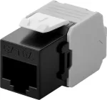 Microconnect KEYSTONE-16 keystone modulis plok&scaron;čias juodas RJ-45
