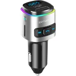 FM siųstuvas 4smarts 456201 Cigar Lighter Juodas Sidabrinis AM FM Bluetooth