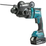 Akumuliatorinis kombinuotas plaktukas MAKITA DHR182ZU, 18V, su Bluetooth, be akumuliatoriaus ir įkroviklio