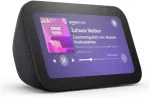Amazon Echo Show 5 (3 kartos) i&scaron;manusis ekranas su Alexa, juodas