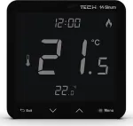 Patalpų termostatas R-S3 WG.23.0060 juodas 230V &ndash; laidinis kambario termostatas, 230 V, juodos spalvos