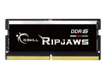 SO-DIMM 16 GB DDR5-5600, Arbeitsspeicher schwarz, F5-5600S4645A16GX1-RS, Ripjaws , INTEL XMP