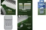 Varta Eco Charger Pro USB įkroviklis NiMH AA/AAA 4 vnt., 1 val., pilkas