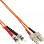 InLine Fiber Optinis Duplekso Laidas SC/ST 50/125&micro;m OM2 3m