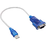 InLine USB į RS-232 adapterio laidas USB A (vyri&scaron;kas) / DB9 (vyri&scaron;kas) ~0,2 m