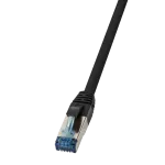 Tinklo kabelis LogiLink CQ6055S RJ-45 Cat6a 2 m Juodas