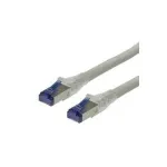 Tinklo kabelis ROLINE S/FTP Patch Cord Cat.6a RJ45 30m Pilka