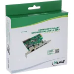 Tinklo plok&scaron;tė InLine 51125R Ethernet 1000 Mbit/s PCI Express