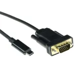 USB Type C į VGA konversijos kabelis ACT SB0032 2 metrai