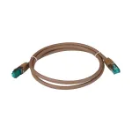 EFB-Elektronik RJ45 jungiamasis kabelis Cat.6A S/FTP LSZH rudas 1m